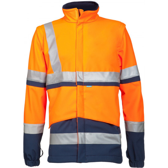 Parka Siopor Haute Visibilité + Veste en Softshell détachable