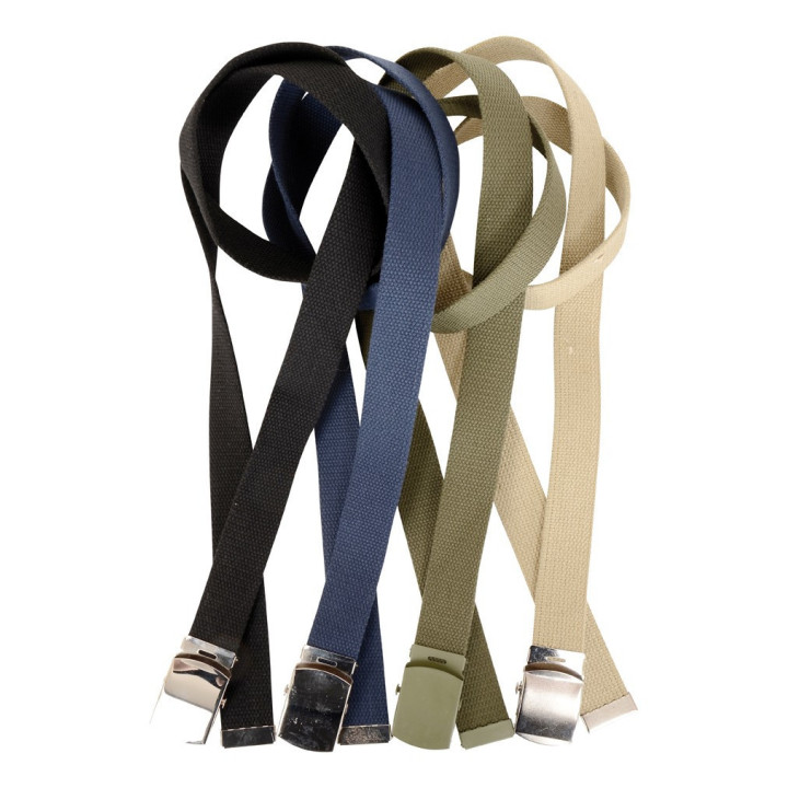 Ceinture toile unie 130 cm adulte chasse pêche