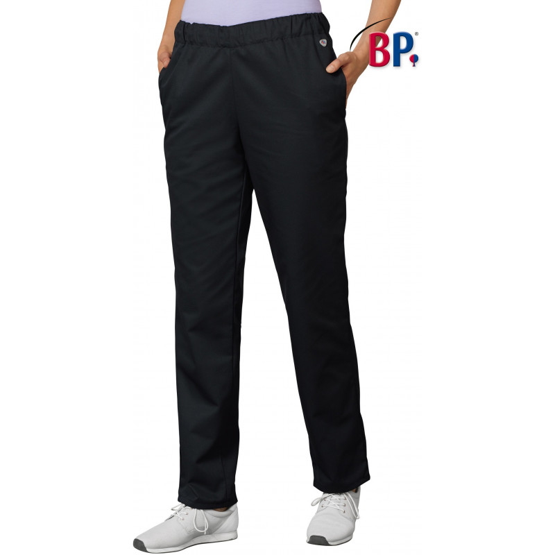 Vêtements de cuisine  Pantalon de cuisinier élastique noir PR553