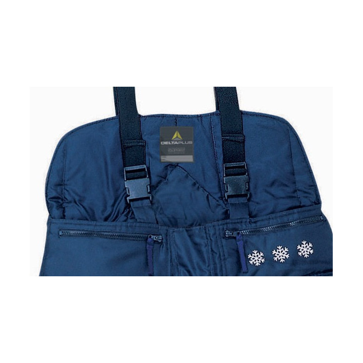 Cotte à bretelles frigoriste DELTA PLUS spécial froid négatif