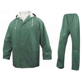 Ensemble de pluie veste et pantalon tissu enduit (2)