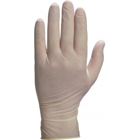 Gants jetables latex poudrés