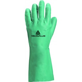 Gant de ménage nitrile vert (2)