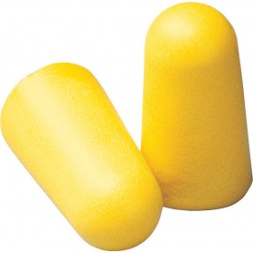 Bouchons d'oreilles jaunes pour distributeur