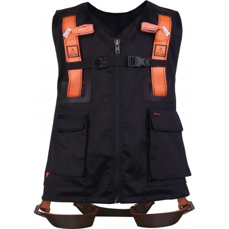 Harnais gilet - 2 points d'accrochage (dorsal/sternal)