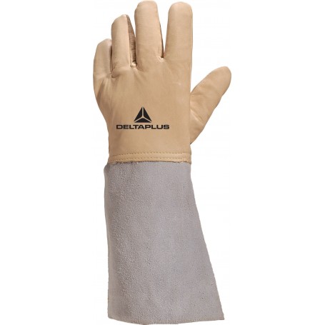 Gants cryogénique en cuir traité hydrofuge