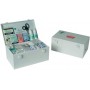 Trousse de secours metal blanc pour 10 personnes.