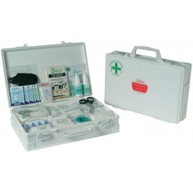 Trousse de secours polypro blanc pour 10 personnes