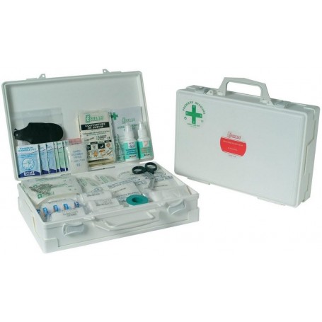 Trousse de secours polypro blanc pour 10 personnes