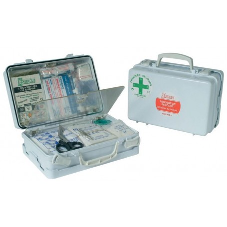 Trousse de secours abs blanc médecine du travail