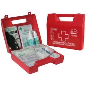 Trousse de secours btp rouge pour 10 personnes