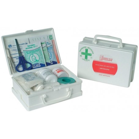 Trousse de secours blanc artisans.