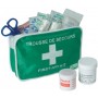 Trousse de secours en nylon vert et blanc artisans