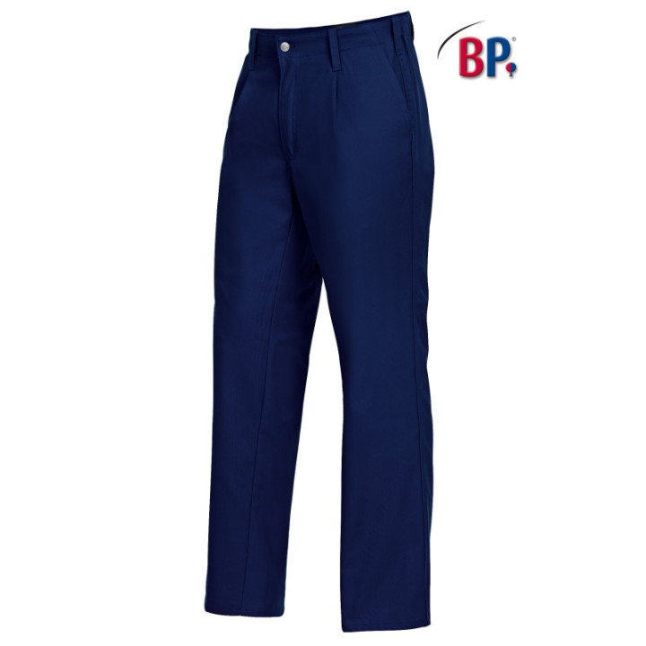 Pantalon de travail coton homme BP bleu, tailles S à XXXL