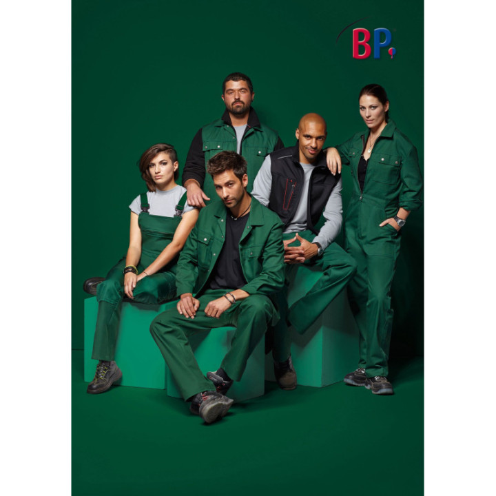 Cotte à bretelles coton majoritaire BP pour professionnels