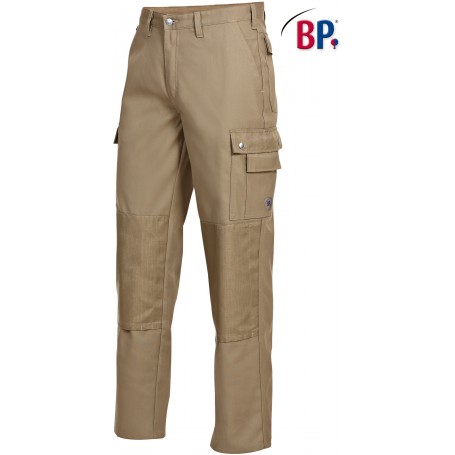 Pantalon de travail en coton et polyester avec poches genoux