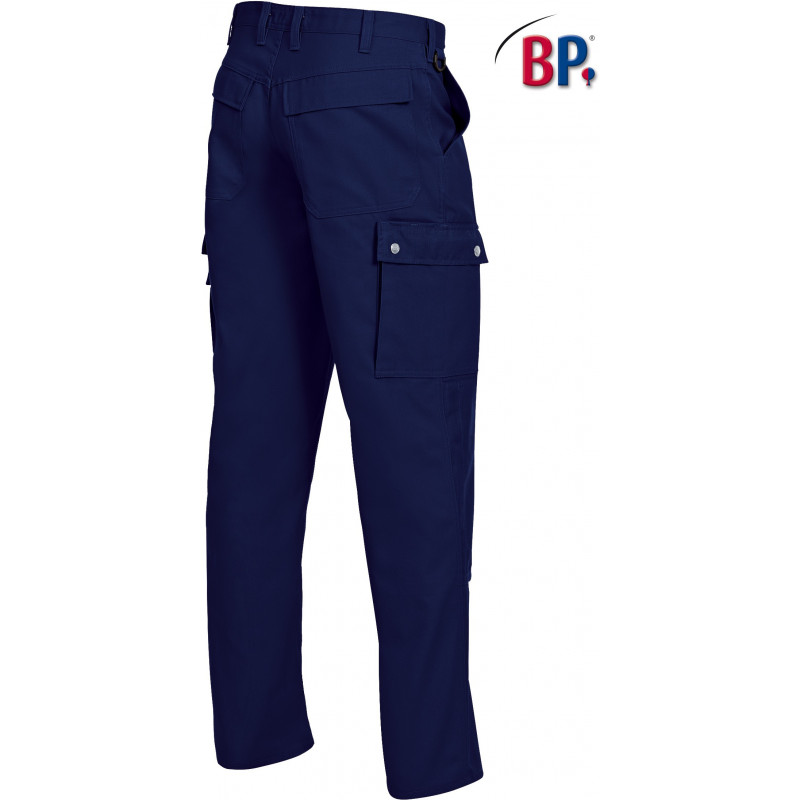 Pantalon de travail en coton et polyester avec poches genoux