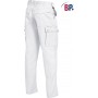 Pantalon de travail en coton et polyester avec poches genoux