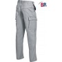 Pantalon de travail en coton et polyester avec poches genoux