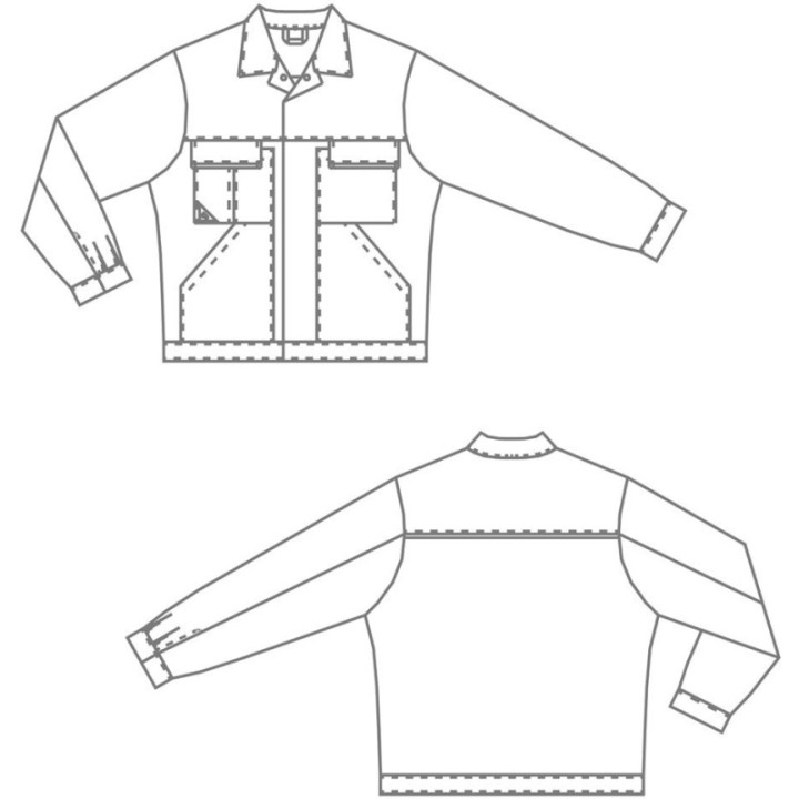 Blouson carrossier anti-rayures polyester coton BP