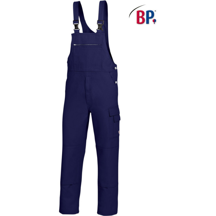 Cotte à bretelles coton poches genoux BP travail pro
