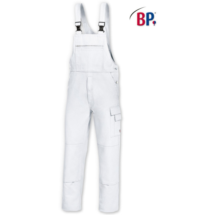 Cotte à bretelles coton poches genoux BP travail pro