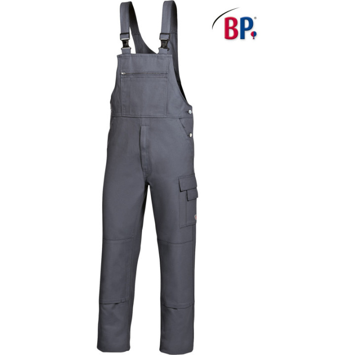 Cotte à bretelles coton poches genoux BP travail pro
