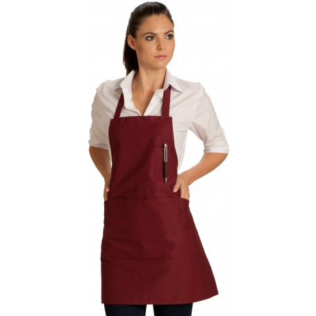 Tablier bavette serveur.