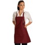 Tablier bavette serveur.