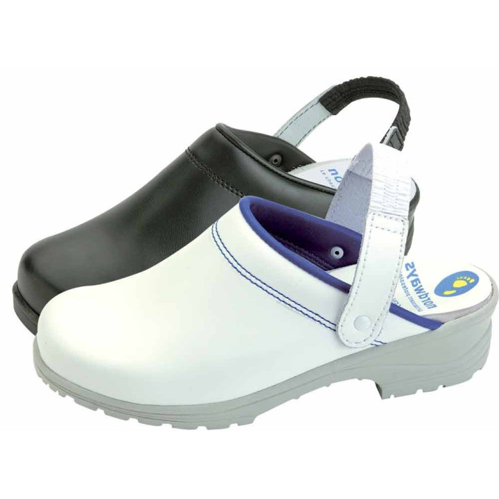 Sabot de travail aéré cuir confort cuisine restauration