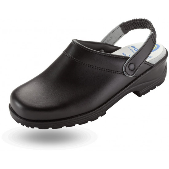 Sabot aéré en cuir, souple et super confortable