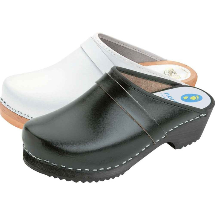 Sabot suédois en bois cuir pro cuisine NORDWAYS