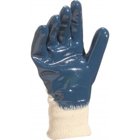 Gant nitrile dos aéré poignet tricot élastique (2)