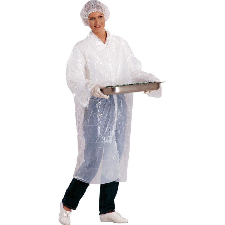 Blouses jetables visiteur polyéthylène agroalimentaire DELTA PLUS