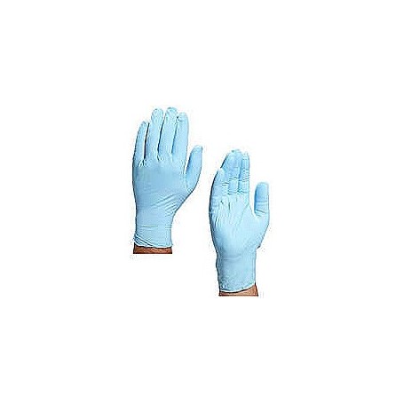 Gants jetables nitrile non poudres longueur 24cm.