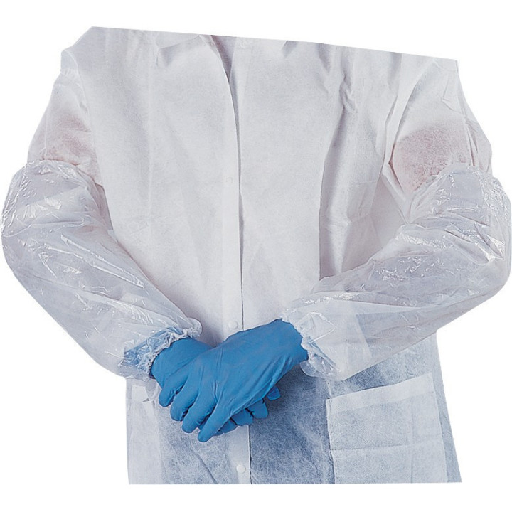 Manchettes jetables polyéthylène blanc agroalimentaire DELTA PLUS