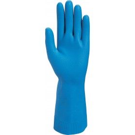 Gant latex granite floqué longueur 30 cm (2)