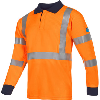 Polo haute visibilité ARC homme Sioen manches longues