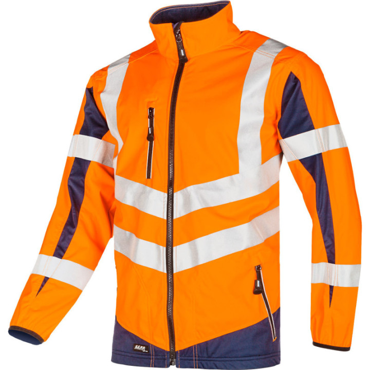Veste softshell haute visibilité SIOEN pour travaux extérieurs