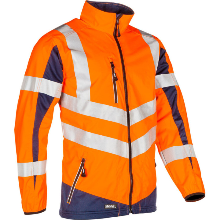 Veste softshell haute visibilité SIOEN pour travaux extérieurs