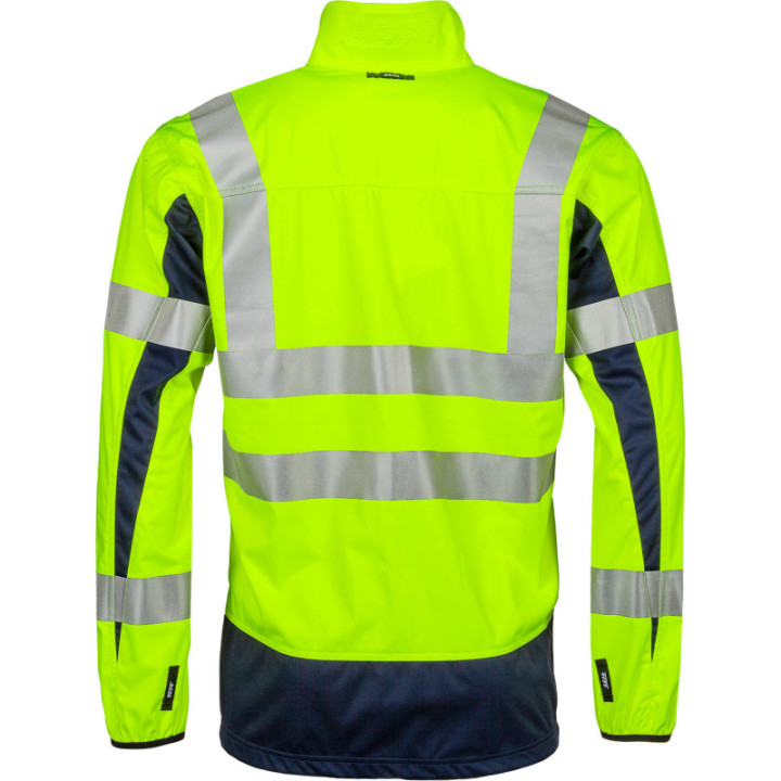 Veste softshell haute visibilité SIOEN pour travaux extérieurs