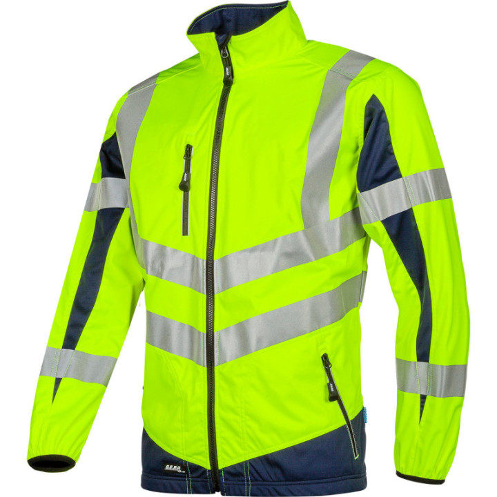 Veste softshell haute visibilité SIOEN pour travaux extérieurs