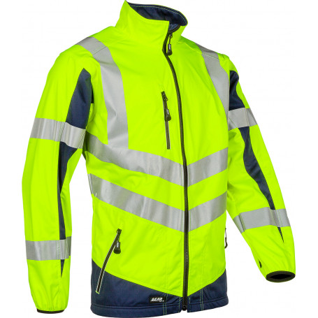 Veste softshell haute visibilité