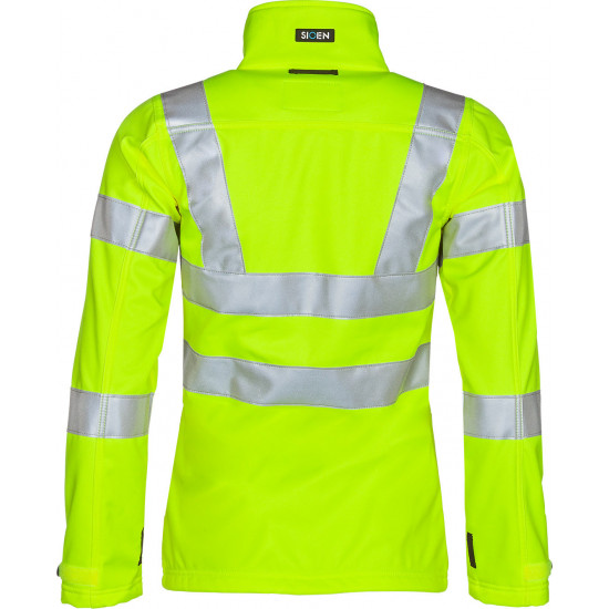 Softshell femmes haute visibilité