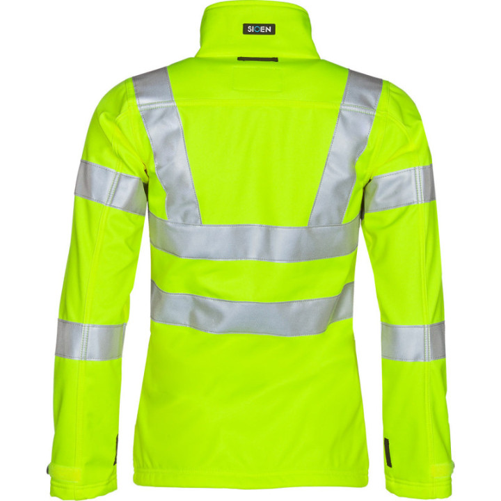 Softshell haute visibilité femme Sioen classe 3 travail