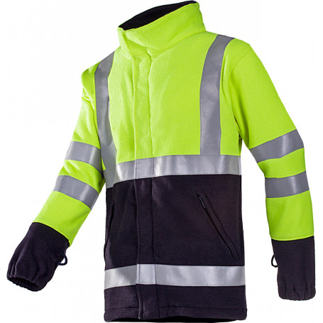 Veste polaire haute visibilité avec protection ARC