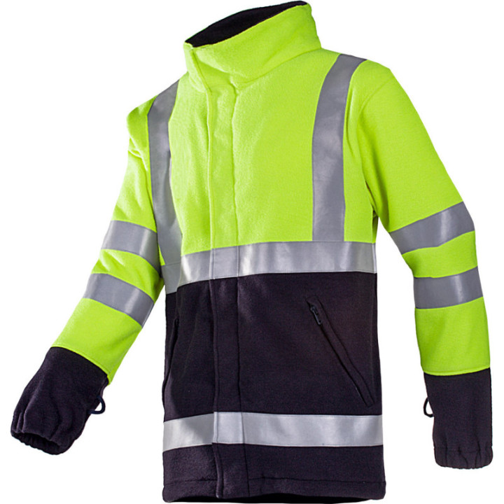 Veste polaire haute visibilité ARC Sioen pour travail
