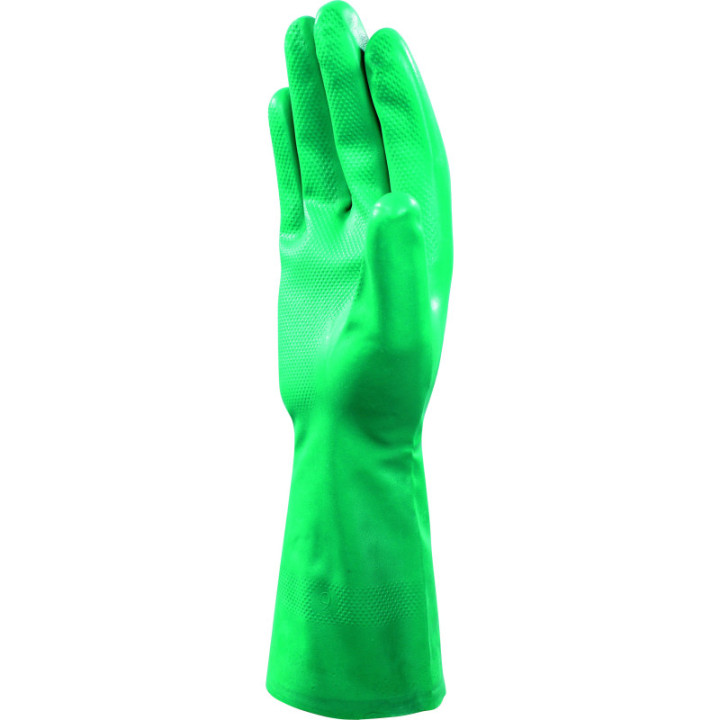 Gants nitrile floqué 33 cm Delta Plus usage professionnel