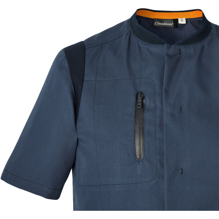 Veste cuisine homme respirante Molinel CHILL professionnelle