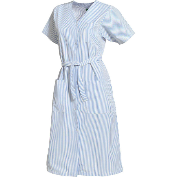 Blouse professionnelle femme rayée JOSY MOLINEL manches courtes